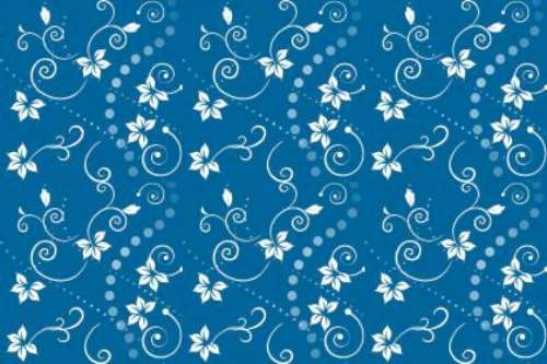Printed Wafer Paper - Blue Swirls - Click Image to Close